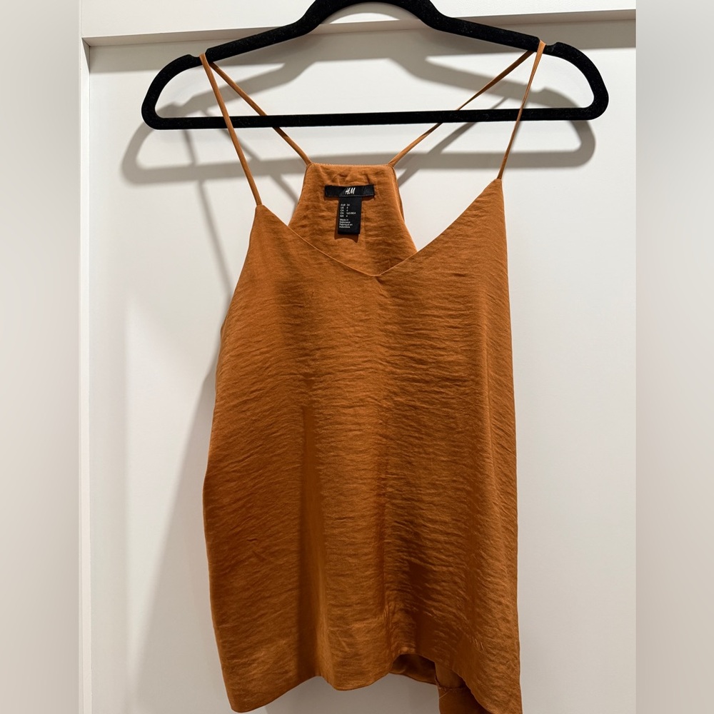 Copper / Golden Silk-like H&M Cami